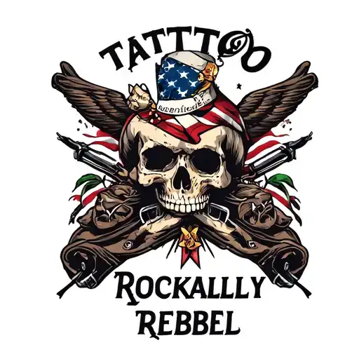 "Rockabilly rebel" tattoo design idea
