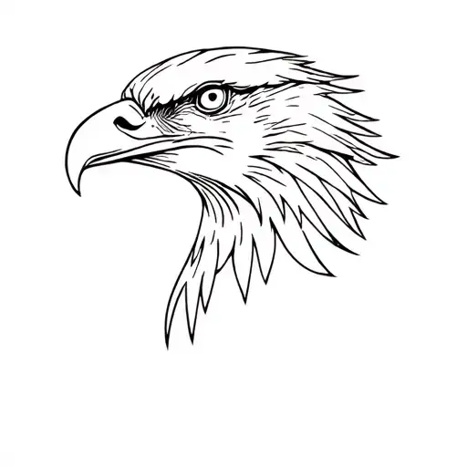 the eagle from the mexican flag tattoo design idea