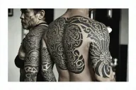 Vietnamese tribal tattoo design idea