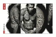 Vietnamese tribal tattoo design idea