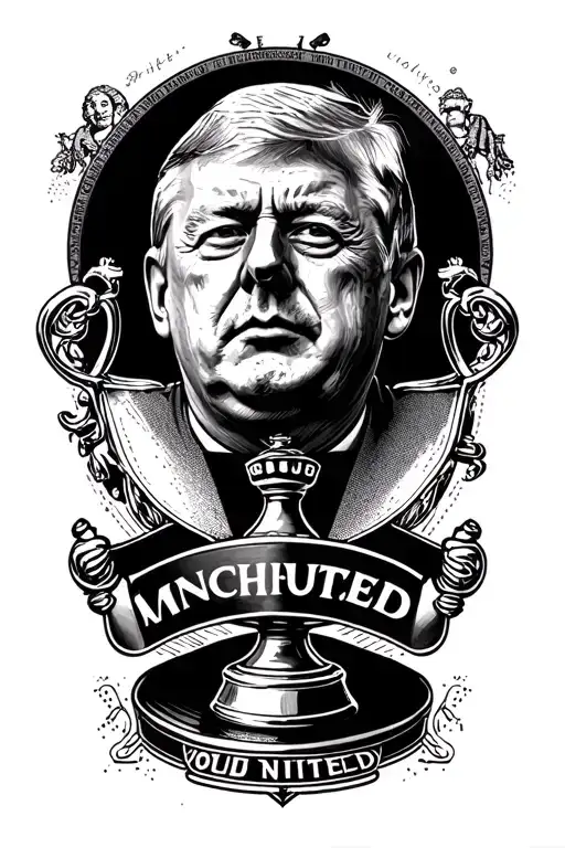 Manchester United tattoo logo  in Centre Highlight it. old Trafford stadium, sir Alex Ferguson and trophy in background  tattoo design idea