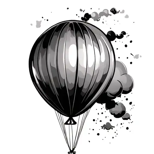 Nf Balloon tattoo design idea