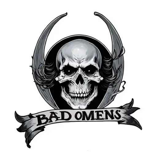 Bad Omens band tattoo design idea