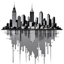 Atlanta Skyline tattoo design idea