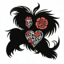 Fede for ever (love) tattoo design idea