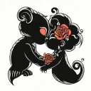 Fede for ever (love) tattoo design idea