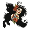 Fede for ever (love) tattoo design idea