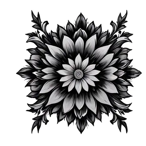 symmetry tattoo design idea