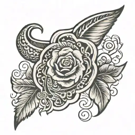 tooled leather collar bone tattoo tattoo design idea