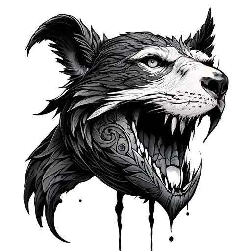 legends never die tattoo design idea