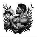 On Triceps tattoo design idea