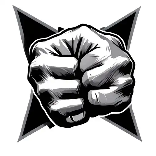Fist Bump tattoo design idea