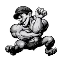 popeye tattoo design idea