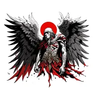 archangel uriel tattoo design idea