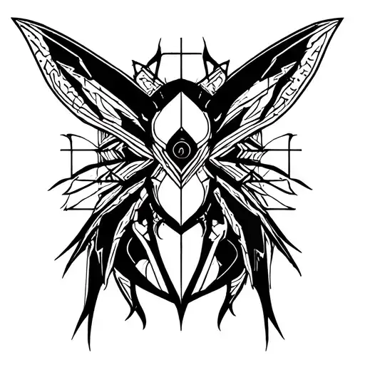 Beelzebub tattoo design idea