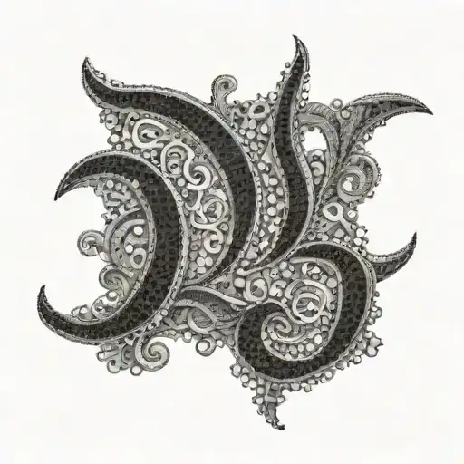 D'Anna in Cursive font tattoo design idea