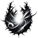 quasar tattoo design idea