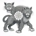 African tattoo protection symbol tattoo design idea