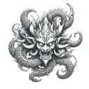 vajra tattoo design idea