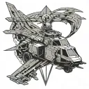 Military Intelligence Systems Maintainer  tattoo design idea