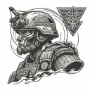 Military Intelligence Systems Maintainer  tattoo design idea