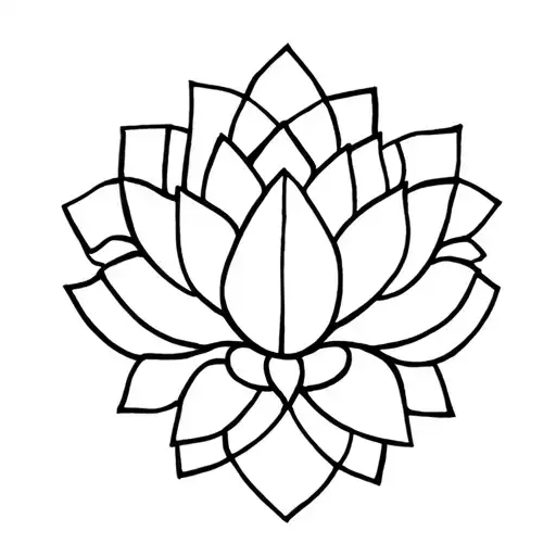 lotus to a geometric mandala tattoo design idea