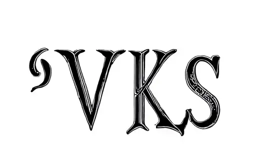 "VSKS" tattoo design idea