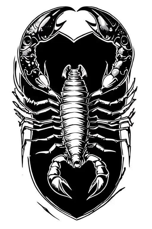 scorpion tattoo tribal tattoo design idea