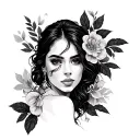 Jasmine tattoo design idea