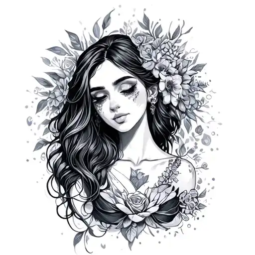 Ahmed Aquarius loves a girl tattoo design idea