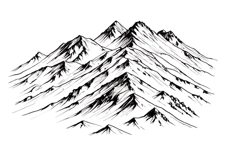 Pikes Peak tattoo design idea