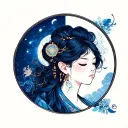 Name Jimlyn with cassiopeia virgo zodiac sign tattoo design idea