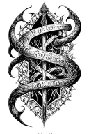 Lord of the Rings tattoo design idea