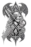 Lord of the Rings tattoo design idea