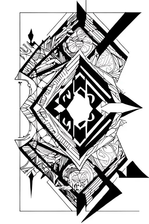 one piece anime tattoo design idea