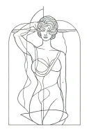 Themis tattoo design idea