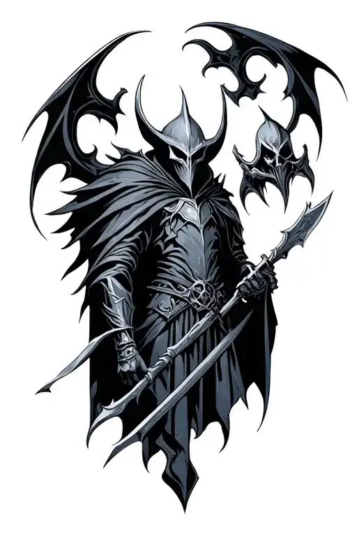 plague knight tattoo design idea