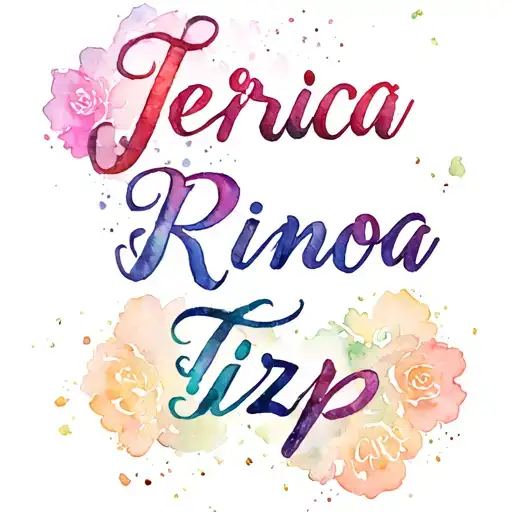 tattoo with names Jerrica Rinoa Tripp Izzy written tattoo design idea
