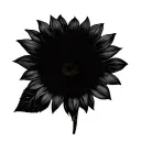 sunflower tattoo design idea