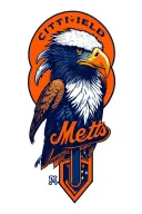 ny Mets, CitiField, bald eagle tattoo design idea