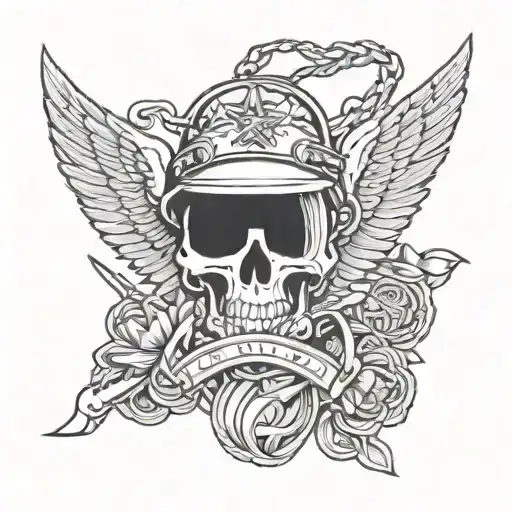 ptsd, army, maintenance tattoo design idea