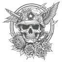 ptsd, army, maintenance tattoo design idea