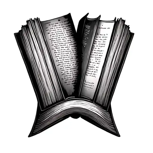 Book Lovers tattoo design idea