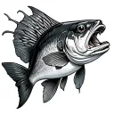Walleye tattoo design idea