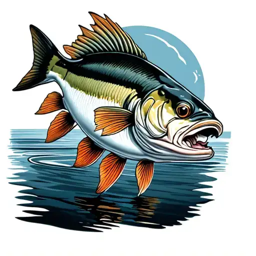 Walleye tattoo design idea