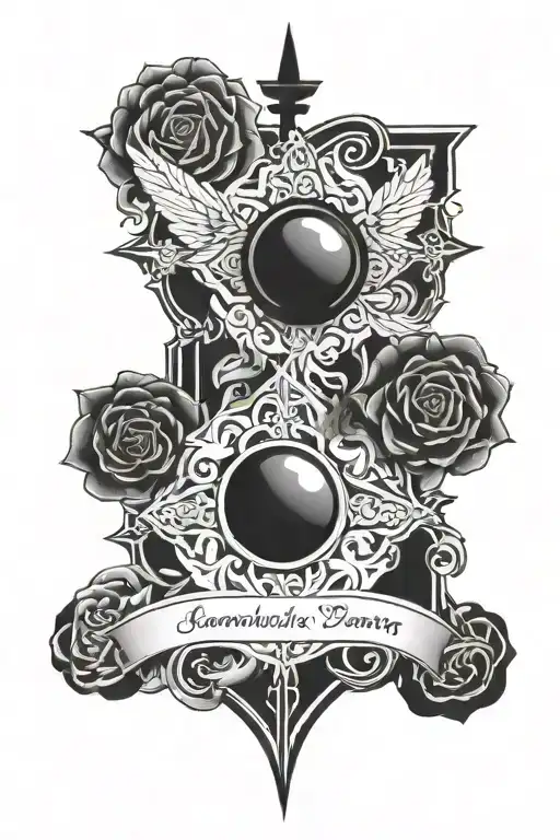 Religious tattoo design idea