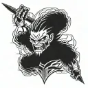 Gon rage mode tattoo design idea