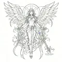 my mercy prevails over my wrath wrote tattoo design idea