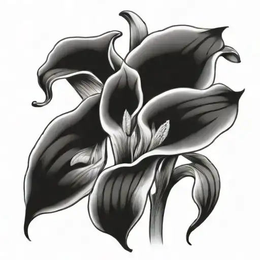 Calla Lilies tattoo design idea
