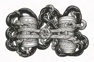 New Chain, Same Shackles tattoo design idea